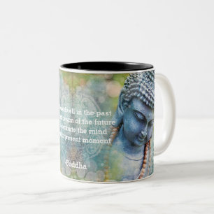 Buddha Abstrakte Wasserfarbe Individuelle Zitate Zweifarbige Tasse