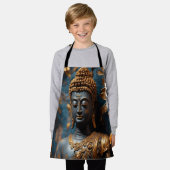 Buddha All-over Print Schürze Klein (Getragen)