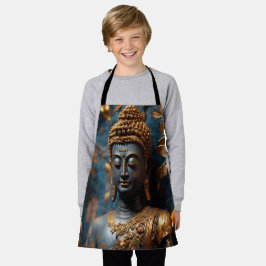 Buddha All-over Print Schürze Klein