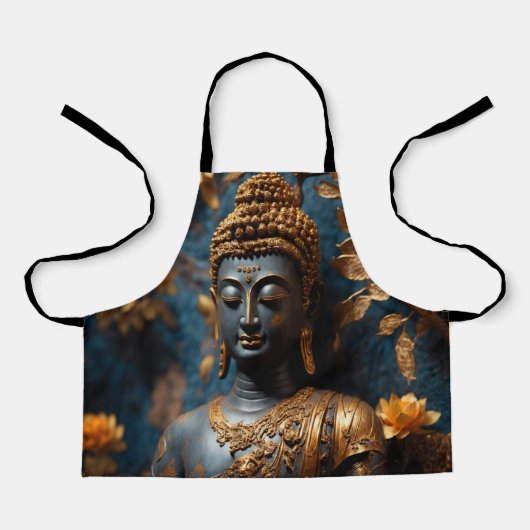 Buddha All-over Print Schürze Klein (Vorderseite)