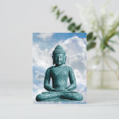 Buddha allein - Vertikale Postkarte (Stehend Vorderseite)