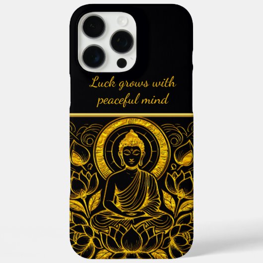 Buddha Amid Lotus Blume Case-Mate iPhone Hülle (Rückseite)