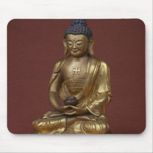 Buddha Amitayus gesetzt in der Meditation Mousepad
