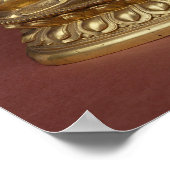 Buddha Amitayus sitzt in der Meditation Poster (Ecke)