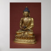 Buddha Amitayus sitzt in der Meditation Poster (Vorne)