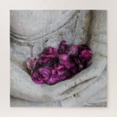 "BUDDHA AND ROSE PETALS" JIGSAW PUZZLE (Vertikal)