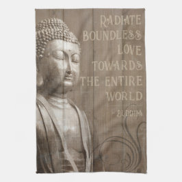 Buddha Art Imitats mit Inspiration Wood Buddhist Z Handtuch