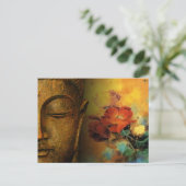Buddha Art Postkarte (Stehend Vorderseite)