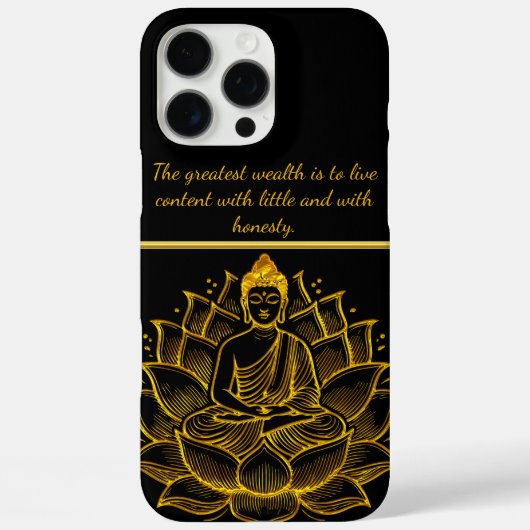 Buddha auf der Lotus-Blume. Case-Mate iPhone Hülle (Rückseite)