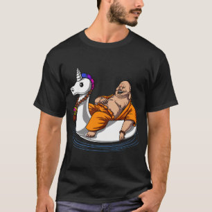 Buddha auf Einhorn Float T-Shirt