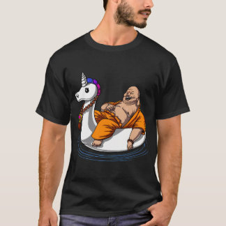 Buddha auf Einhorn Float T-Shirt