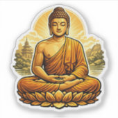 Buddha Aufkleber (Vorderseite)