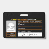 Buddha Ausweis (Rückseite)