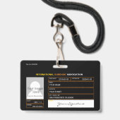 Buddha Ausweis (Rückseite mit Schlüsselband)