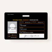 Buddha Ausweis (Rückseite)