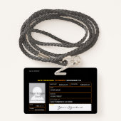 Buddha Ausweis (Rückseite mit Schlüsselband)