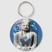 Buddha Awaits Schlüsselanhänger (Vorderseite)