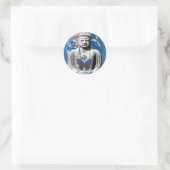Buddha Awaits Sticker (Tasche)