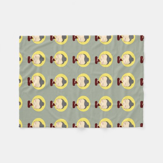 Buddha-Baby-Fleece-Decke Fleecedecke (Vorderseite (Horizontal))