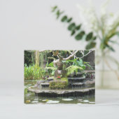 Buddha Bali Indonesien Postkarte (Stehend Vorderseite)