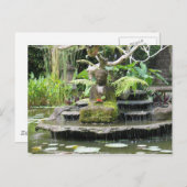 Buddha Bali Indonesien Postkarte (Vorne/Hinten)