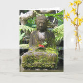 Buddha Bali Karte (Gelbe Blume)