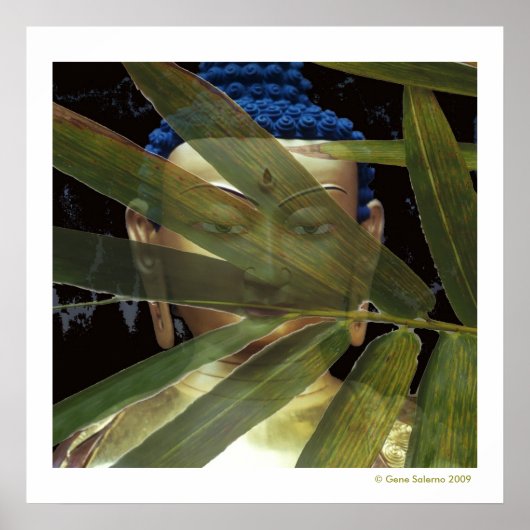Buddha Bamboo Poster (Vorne)