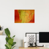 Buddha & Bambus Poster (Heimbüro)