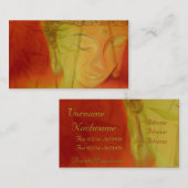 Buddha &Bambus Visitenkarte (Vorne/Hinten)