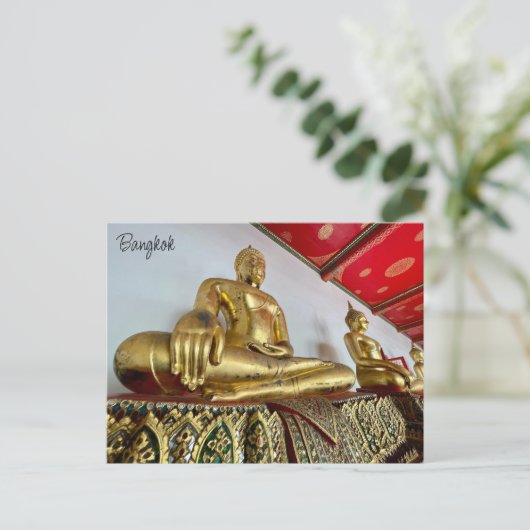 Buddha bangkok wat pho postkarte (Stehend Vorderseite)