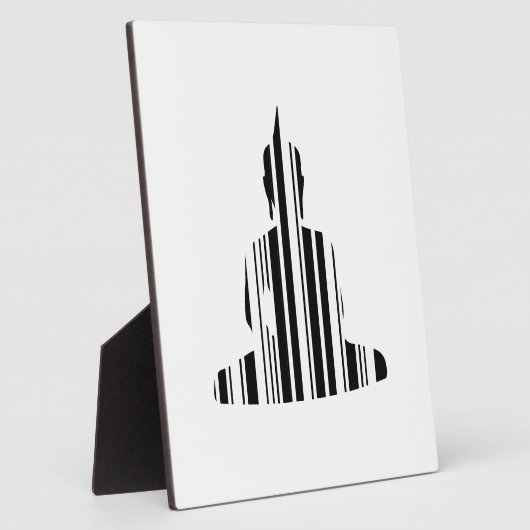 BUDDHA BAR CODE Buddhistisches Barcode Muster Desi Fotoplatte (Seite)