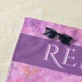 Buddha Beach Handtuch (Text anpassbar) (Beispiel)