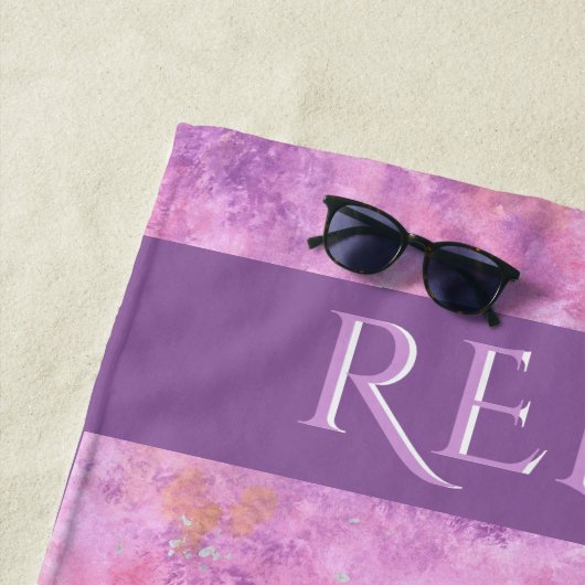 Buddha Beach Handtuch (Text anpassbar) (Beispiel)