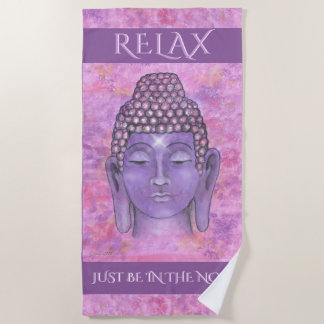 Buddha Beach Handtuch (Text anpassbar)