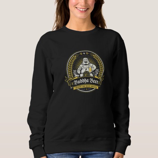 Buddha Beer Label Sweatshirt (Vorderseite)