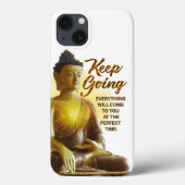 Buddha Behielt mit Inspiration Case-Mate iPhone Hülle (Rückseite)