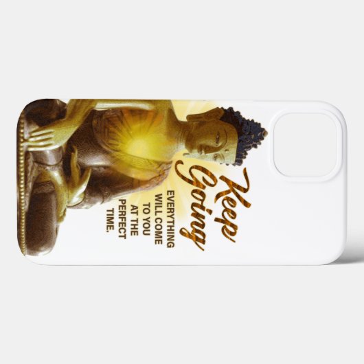 Buddha Behielt mit Inspiration Case-Mate iPhone Hülle (Rückseite (Horizontal))