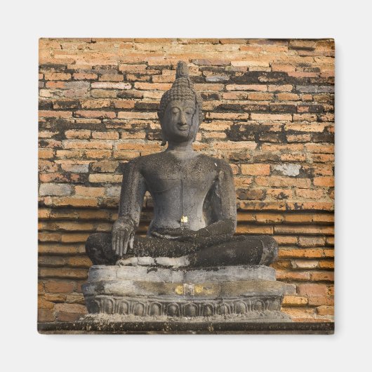 Buddha bei Wat Mahathat. Magnet (Vorne)