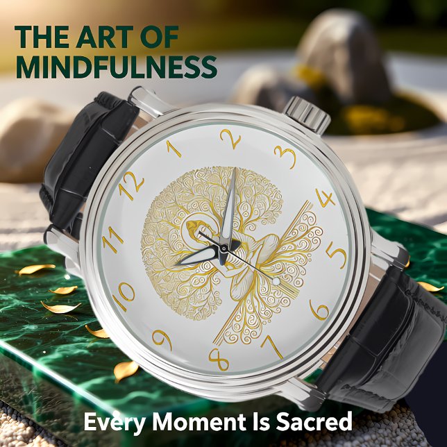 Buddha Beneath Heiliger Baum Armbanduhr (Von Creator hochgeladen)