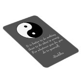 Buddha - Berühmte Zitate - Tun Sie nichts falsch Magnet (Rechte Seite)