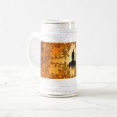 Buddha Bierglas (Vorderseite Links)