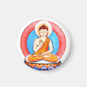Buddha Bild. Magnet (Vorne)