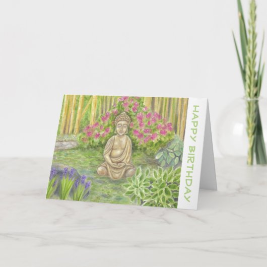Buddha birthday card karte (Vorderseite)
