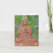 Buddha, blank note card dankeskarte (Vorderseite)