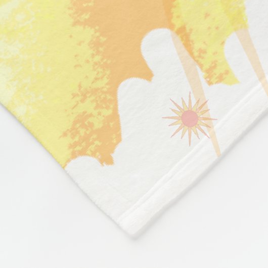 Buddha Blanket Fleecedecke (Ecke)