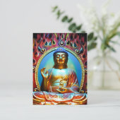 "Buddha Bless You" Postkarte (Stehend Vorderseite)
