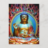 "Buddha Bless You" Postkarte (Vorderseite)