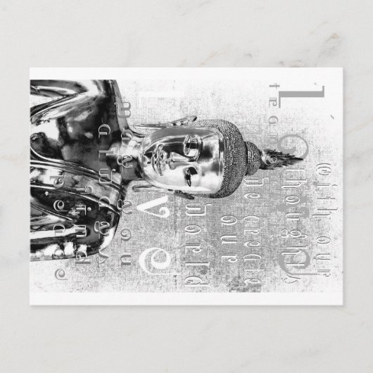 Buddha Blessing Postkarte (Vorderseite)