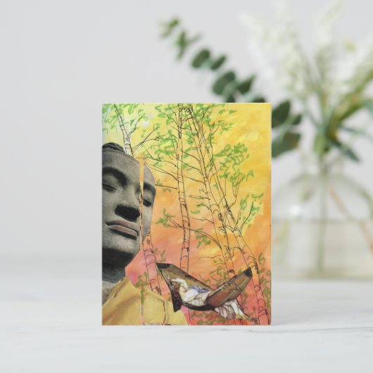 Buddha Bliss Postkarte (Stehend Vorderseite)