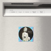 Buddha Blues Shanti Magnet (In Situ (Geschirrspüler))